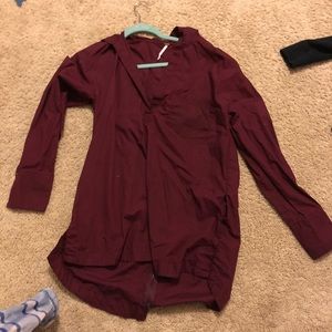 Free People rain jacket pull over size small